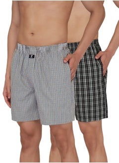 XYXX IntelliEaze Super Combed Cotton Boxer Shorts for mens pack of 2  - Image 1