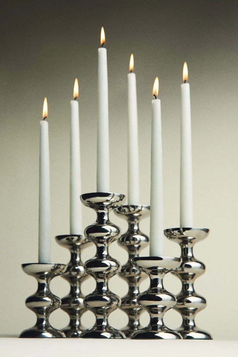H&M Metal candle holder