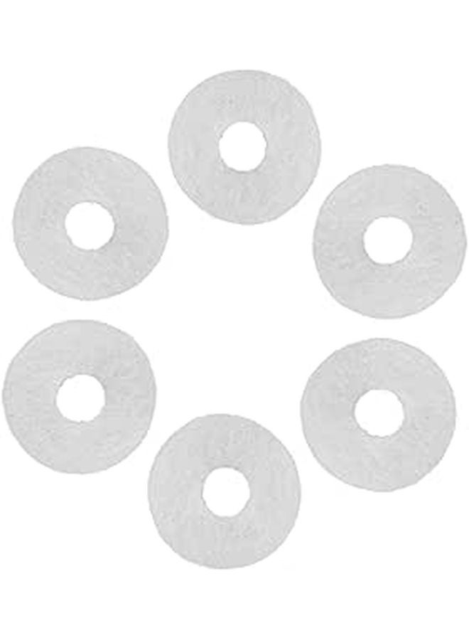 Felt Washers For Woodwind Instrument Key Repair 6 Pieces Replacement Pads - Image 1
