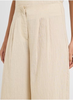 VERO MODA Pleated High Waist Plazzo Pants  - Image 3