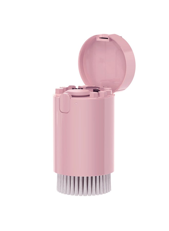 Keyboard Computer Cleaning Suit Multi-function Bluetooth Headset Cleaning Pen Mobile Phone Screen Cleaning Sterilization Tool-Color:Pink - Image 1