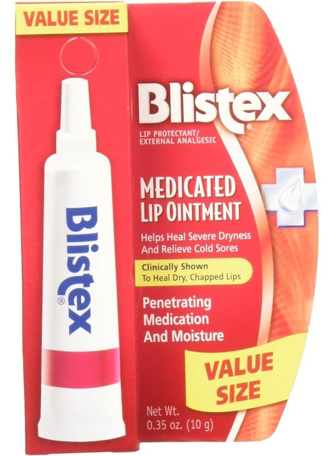 Blistex Lip Ointment Medicated 0.35 oz (Pack of 3) - Image 1
