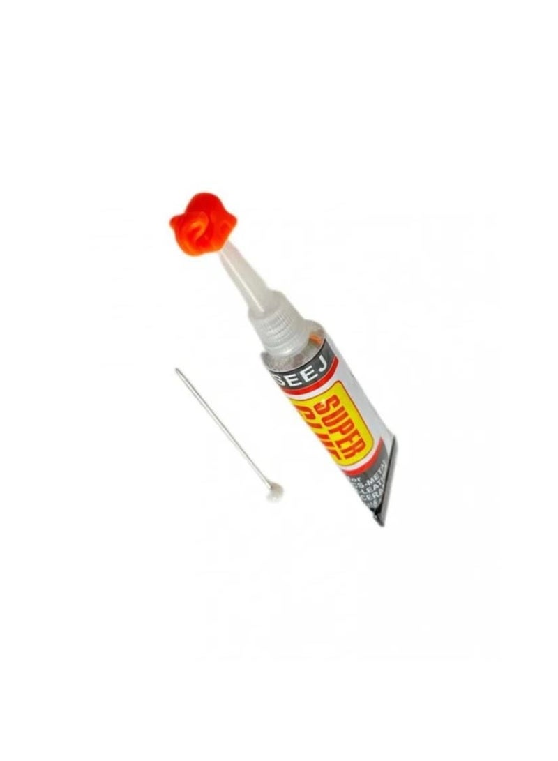 غراء فائق - لاصق فوري للبلاستيك والمعادن والمطاط وغيرها - 3 غرام (عبوة من 4 قطع)  - Image 2