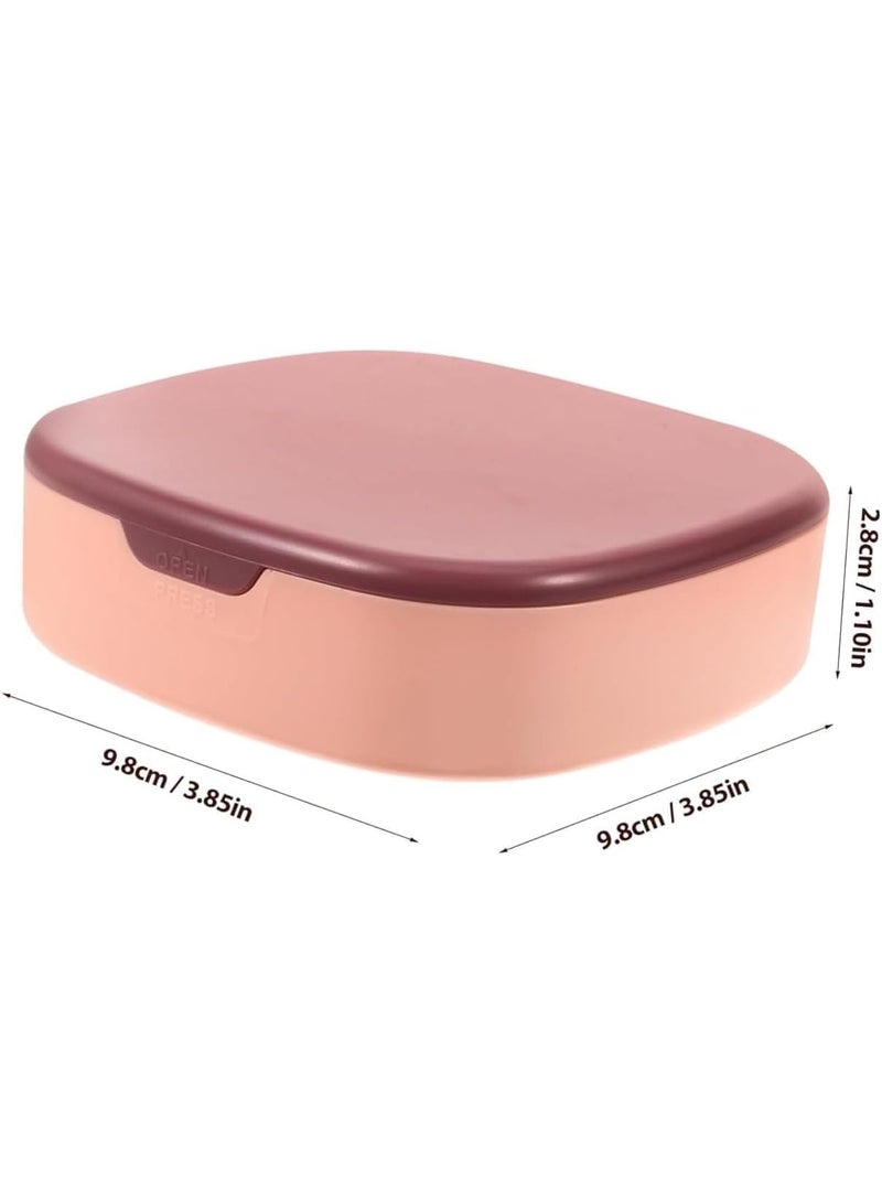 Decorhills Jewellery Organiser Box with Mirror – Portable Jewelry Case for Necklaces, Earrings, Rings, Bracelets & Lipstick – Travel Friendly Mini Storage Box for Girls & Women – Soft Velvet Interior - Image 2