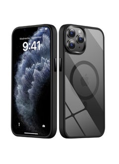 UCHUANG iPhone 11 Pro MagSafe Case Cover Slim thin Anti-Yellow Shockproof Protection Hard Scratch-Resistant Back Grade Clear Case for Apple iPhone 11 Pro 5.8 inch - Black  - Image 1