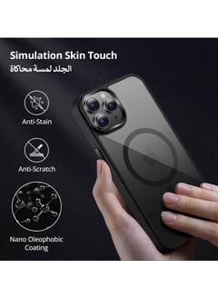 UCHUANG iPhone 11 Pro MagSafe Case Cover Slim thin Anti-Yellow Shockproof Protection Hard Scratch-Resistant Back Grade Clear Case for Apple iPhone 11 Pro 5.8 inch - Black  - Image 3