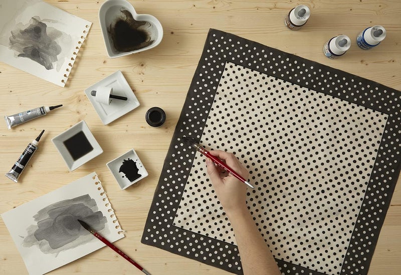 Pebeo Setasilk Silk Painting Bottle - 45 ml, Silver Grey - Image 5