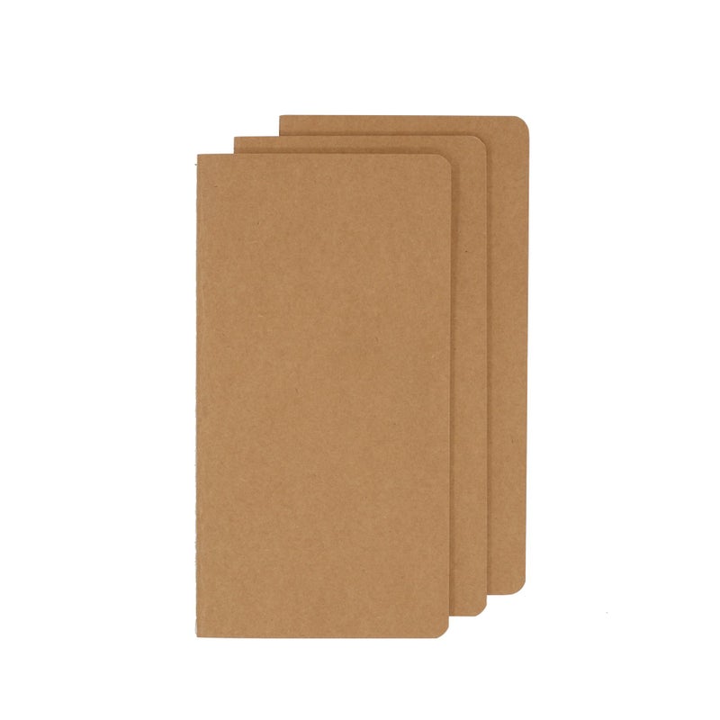 TWONE Travel Journal Set - 3 Notebooks for Unforgettable Moments - Soft Cover, Compact Size - 4.3” x 8.2” - 100gsm Paper, 60 Pages/30 Sheets per Journal - Perfect for Travelers - Image 1