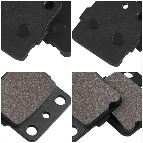 Yerbay Rear Brake Pads for Yamaha Banshee 350 YFZ350 1987-2009/Wolverine 350 YFM350 1995-2004/Blaster 200 YFS200 2003-2006/Raptor 250 YFM250 2008-2009 for Kawasaki KEF300 Lakota Sport 2001-2003 KFX450 - Image 5