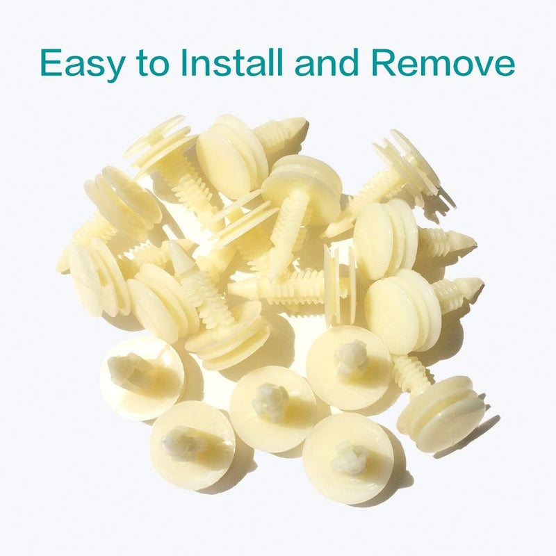 Lantee 100 Pcs Front Door Trim Panel Retainer Car Clips for GM 10153057 - Image 5