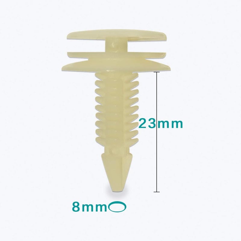 Lantee 100 Pcs Front Door Trim Panel Retainer Car Clips for GM 10153057 - Image 2