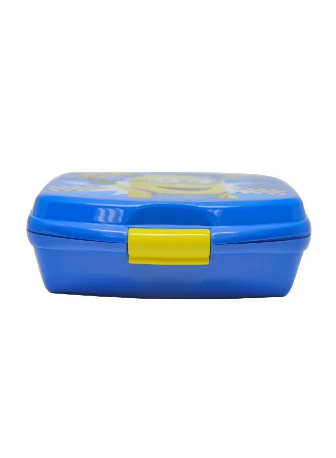 First Kid Minions The Rise of Gru High Quality Durable Rectangular Lunch Box for Kids Blue 6 x 14 x 17 cm 112-30-0810