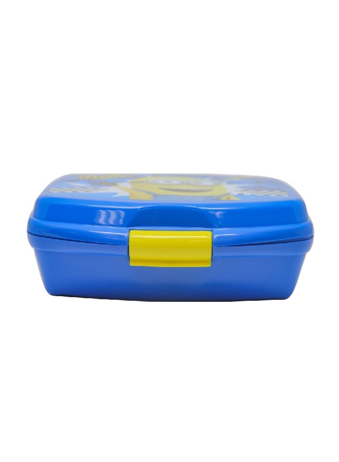 First Kid Minions The Rise of Gru High Quality Durable Rectangular Lunch Box for Kids Blue 6 x 14 x 17 cm 112-30-0810 - Image 2