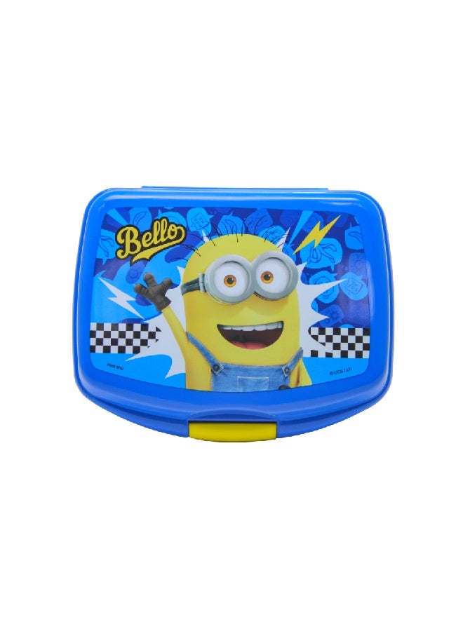 First Kid Minions The Rise of Gru High Quality Durable Rectangular Lunch Box for Kids Blue 6 x 14 x 17 cm 112-30-0810 - Image 4