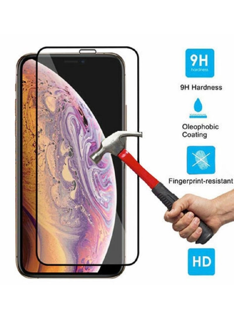CATANES 2Pack for iPhone XS and X Screen Protector Crystal Clear 9H Tempered Glass Scratch Resistant Full Coverage Film 5.8 inch - Image 3