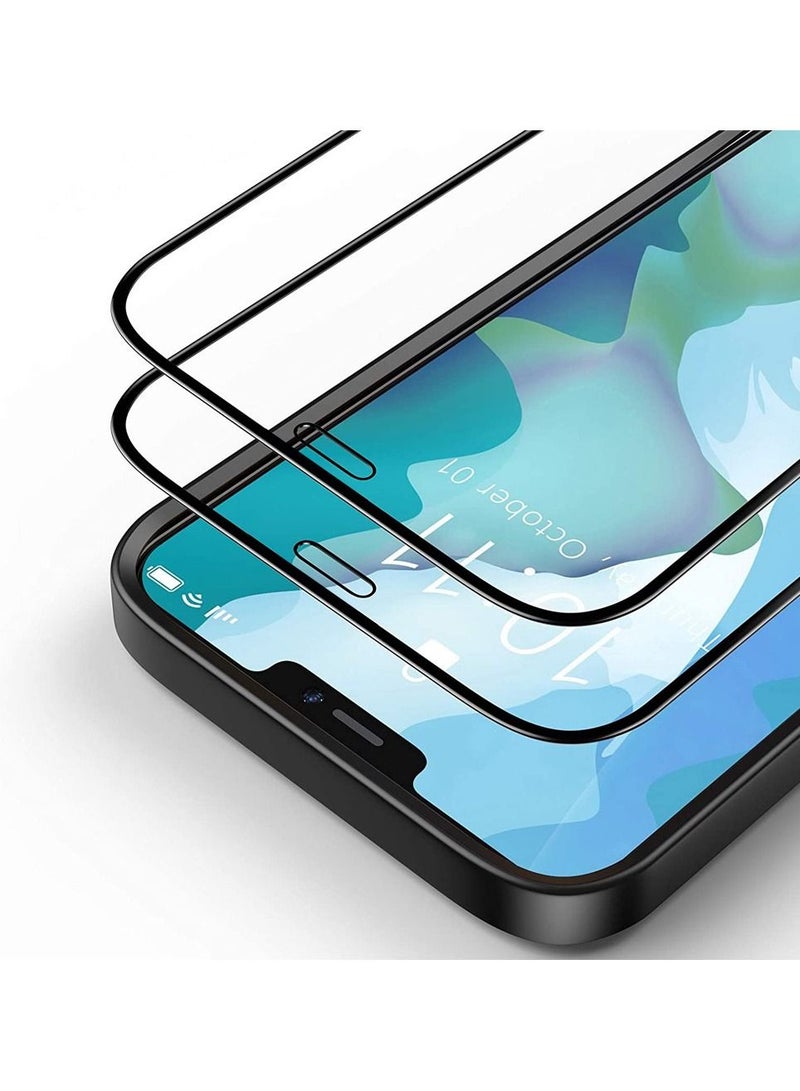 CATANES 2Pack for iPhone XS and X Screen Protector Crystal Clear 9H Tempered Glass Scratch Resistant Full Coverage Film 5.8 inch - Image 4