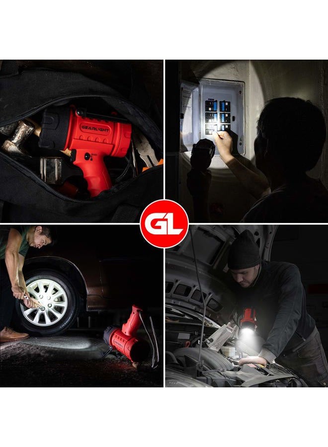 GearLight Waterproof LED Spotlight Flashlight Father's Day Gifts for Dad - High Lumen Spot Light for Outdoor Camping Accessories, Boating Gifts for Men, Husband, Floating Handheld Flash Lights - Image 5