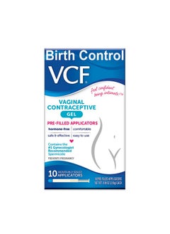 Vcf Vaginal Contraceptive Gel Prefilled Applicators With Spermicide 1 Box Of 10 Prevents Pregnancy Nonoxynol9 Kills Sperm On Contact Hormonefree Easy To Use Vcf Works Instantly. 10 Total