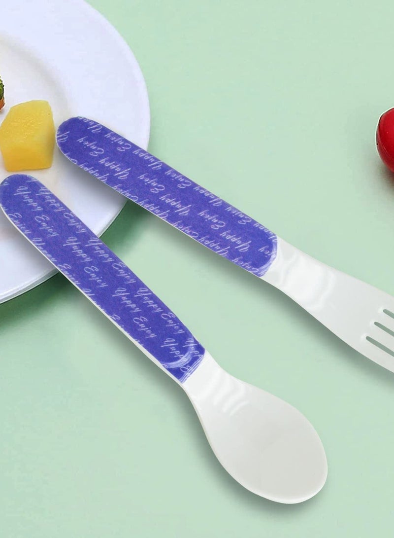 دينويل طقم ملعقة وشوكة للأطفال وقت الدراسة - Image 3