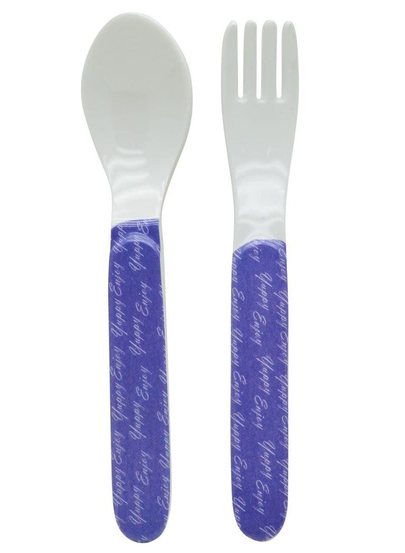 دينويل طقم ملعقة وشوكة للأطفال وقت الدراسة - Image 1