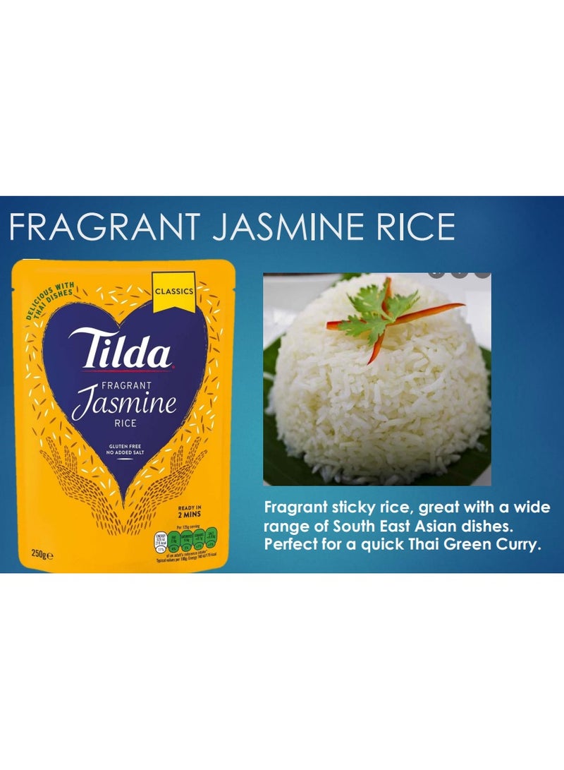 Tilda Ready To Eat Fragrant Jasmine Rice 250g - Image 2