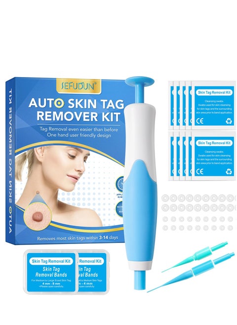Wart Removal Tool Skin Tag Removal Double Head Blue
