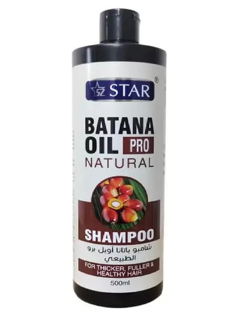 سز ستار شامبو باتانا أويل برو الطبيعي لشعر أكثر كثافة وامتلاءً وصحة 500 مل