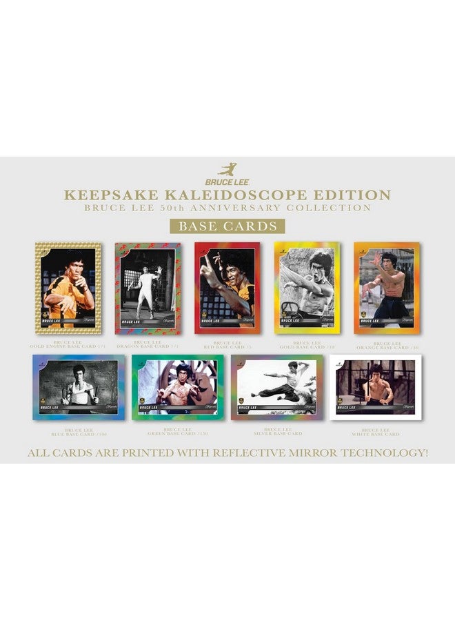 Keepsake 2024 Bruce Lee Keepsake 50th Anniversary Kaleidoscope Edition- 15 Packs, 2 Relics- Rare Parallels & Inserts- Relics Directly from Bruce Lee's Training Gear, Personal Documents, His Films & More  - Image 2