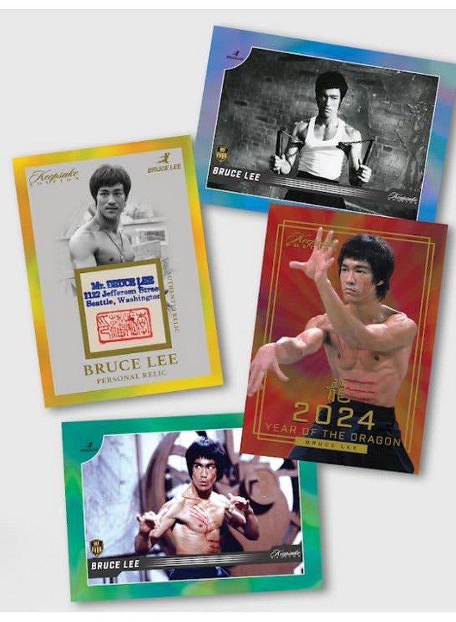 Keepsake 2024 Bruce Lee Keepsake 50th Anniversary Kaleidoscope Edition- 15 Packs, 2 Relics- Rare Parallels & Inserts- Relics Directly from Bruce Lee's Training Gear, Personal Documents, His Films & More  - Image 3