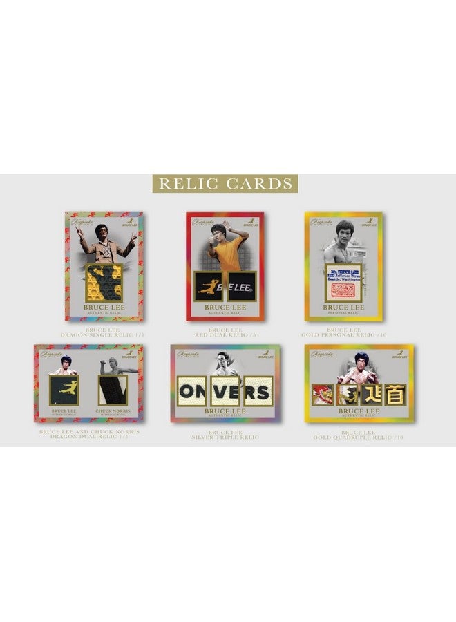 Keepsake 2024 Bruce Lee Keepsake 50th Anniversary Kaleidoscope Edition- 15 Packs, 2 Relics- Rare Parallels & Inserts- Relics Directly from Bruce Lee's Training Gear, Personal Documents, His Films & More  - Image 4