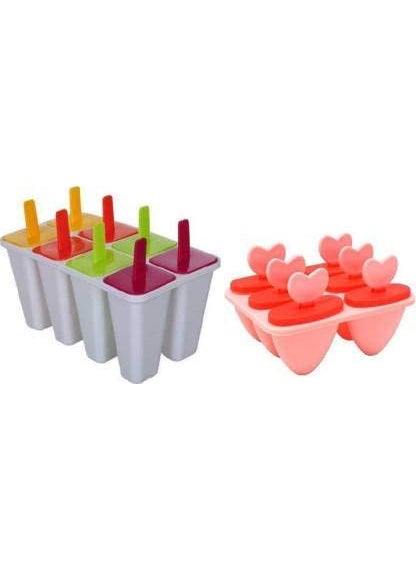 UNEQUETREND UNEQUETREND 80ml Manual Ice Cream Maker Combo Multicolor Pink  - Image 1