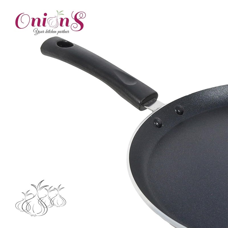 Onions Non Stick Flat tawaDosa TawaChapthi tawaRoti tawa Dai 30Cm 3MM - Image 3