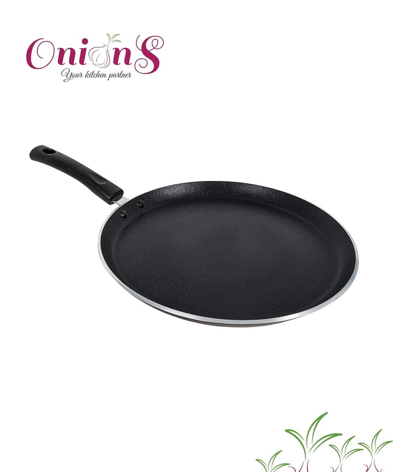 Onions Non Stick Flat tawaDosa TawaChapthi tawaRoti tawa Dai 30Cm 3MM - Image 2