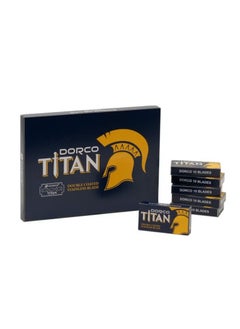 DORCO Orco Titan 100 Double Edge Razor Blades Blue 