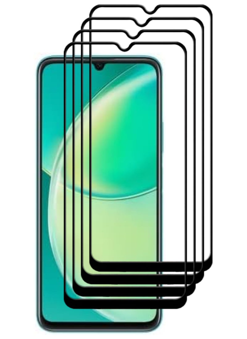 ACLIX 4 Pieces Antistatic ESD Dustproof Premium Quality High Definition Tempered Glass Screen Protector Designed For Huawei nova Y60 - Image 1