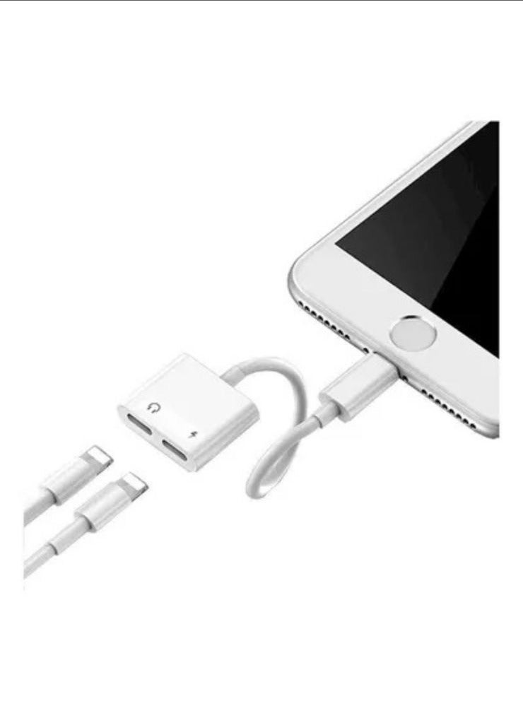 Headphone And Charger Adapter Jack For Apple iPhones - Image 4