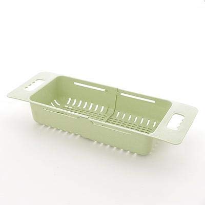 Lipsa Enterprise Kitchen Expandable OverTheSink Dish Drying Rack Vegetable Washing Basket Kitchen Tray Organizer Multicolor Plastic Pack of 1 Pcs - Image 1