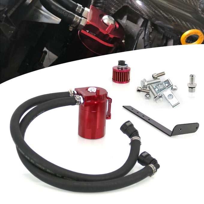 Ryanstar Oil Catch Can Oil Separator Reservoir Tank With Filter Compatible With 20112021 F150 27Eb 35Eb 50L Passenger Side Raptor 35L Ecoboost 20172021 Expedition 35L Ecoboost 20182021