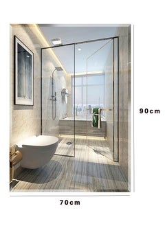 CityRiya-Long Wall Mirror Full Length Mirror Self Adhesive Mirror Full Body Mirror Wall-Mounted Bathroom Mirror Modern Large Hanging Dressing Mirror for Bedroom, Living Room  - Image 4