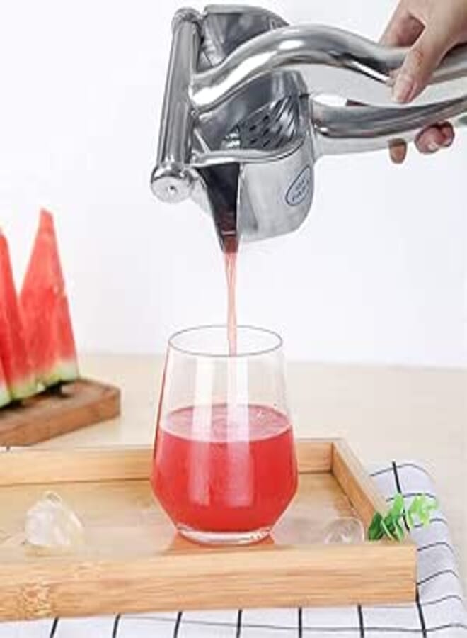 Toshionics Fruit Squeezer Stainless Steel Manual Orange Juice Squeezer Handheld Citrus Fruit Presser Hand Juicer Press for Pomegranate…