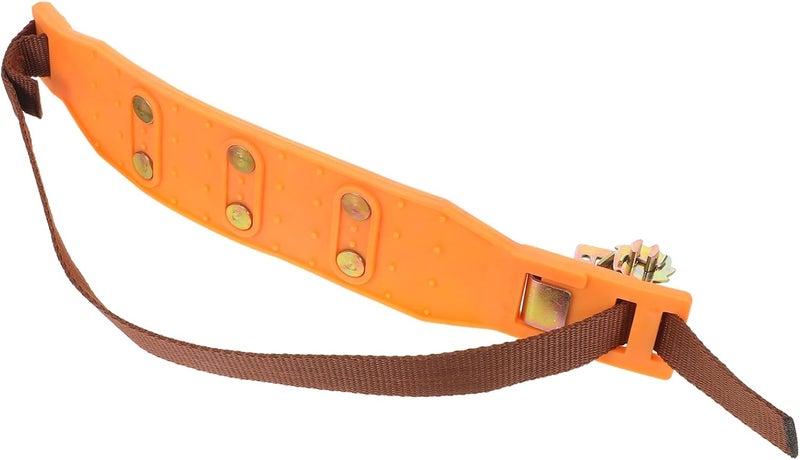 سلاسل إطارات الثلج للسيارات Garneck 1756a صفراء مضادة للانزلاق للعجلات، مناسبة للسيارات الرياضية متعددة الاستخدامات والشاحنات، جهاز جر شتوي - Image 1