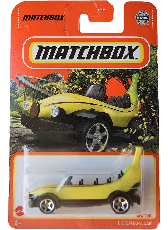 Matchbox Big Banana Car, [Yellow/Black] 48/100