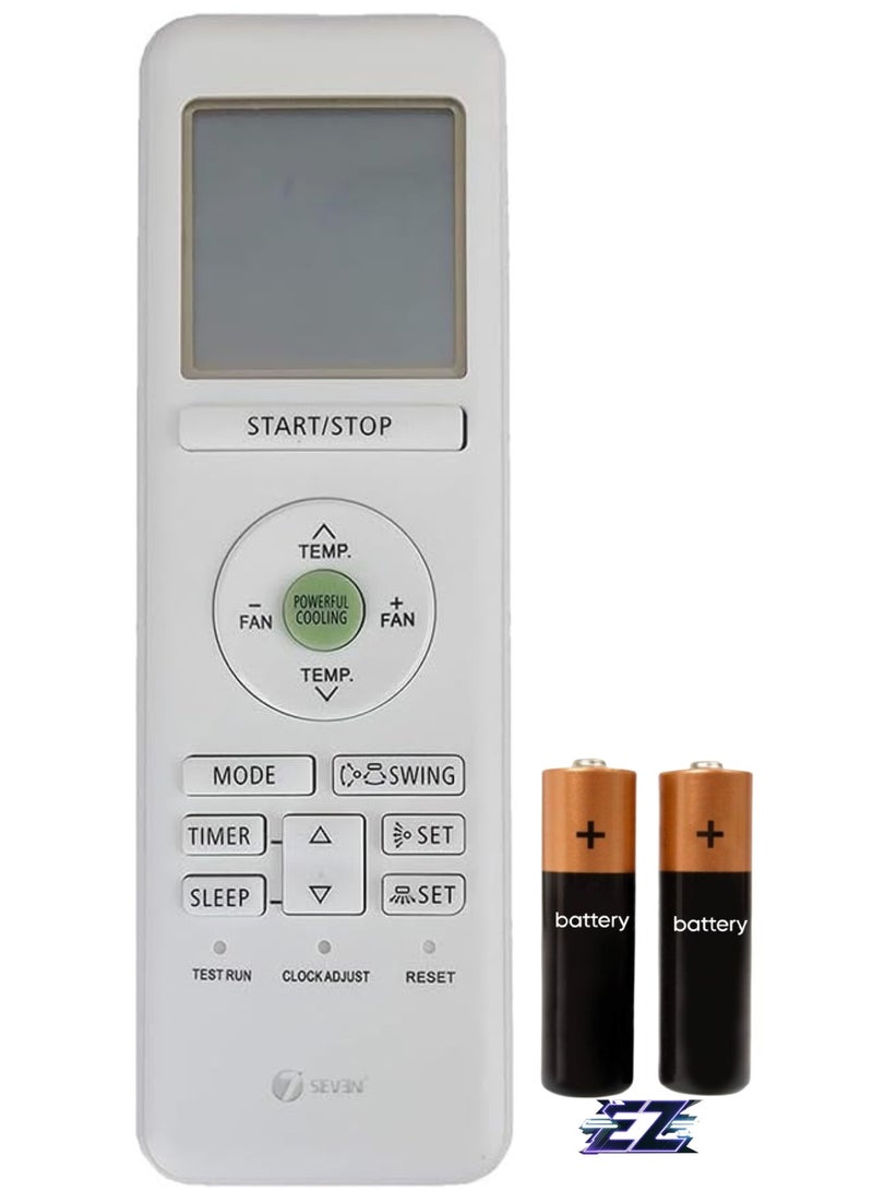 ELTRAZONE Air Conditioner Remote Control Compatible with General AR-RHA2E Fits 1 1.5 2 Ton Split or Window Air Conditioner - Perfectly Compatible with Old Model 203 Remote Control for Better Performance with battery - Image 1