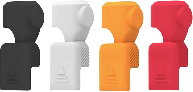 غطاء سيليكوني أحمر واقٍ لحامل كاميرا DJI Osmo Pocket 3 مضاد للخدوش - Image 2