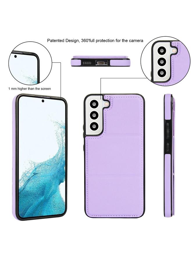 اس-توب حافظة لهاتف سامسونج جالاكسي S22+ 5G، حافظة جلدية ثلاثية الطي مع حامل وفتحة للبطاقة - Image 4