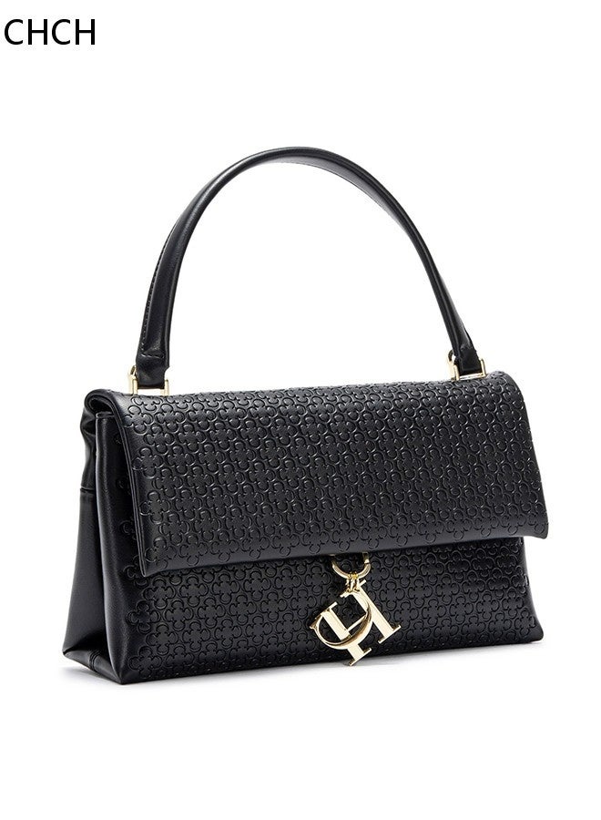 CH CH New Stylish Shoulder Bag Armpit Bag-BLACK - Image 1