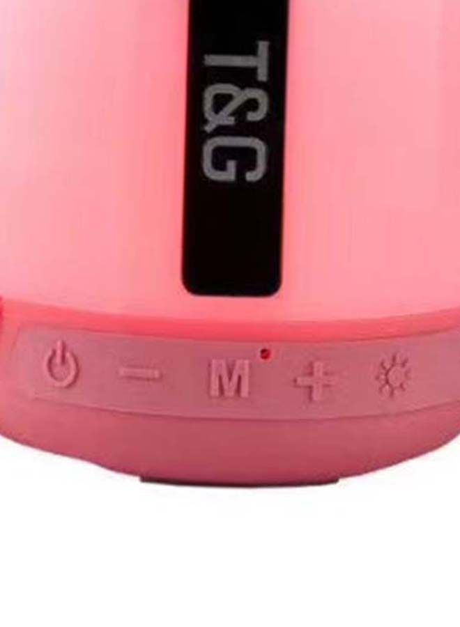 NIBEMINENT Mini Portable Subwoofer Bluetooth Speaker Pink - Image 2