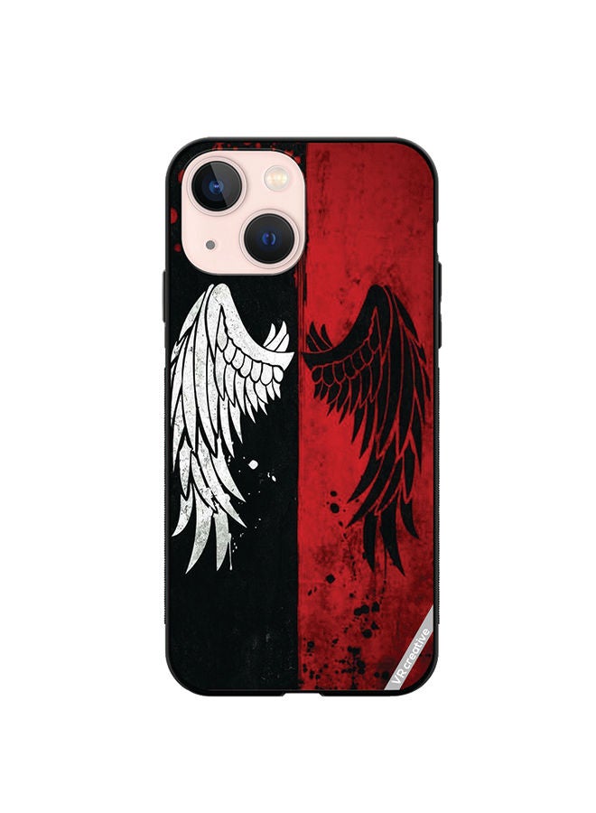 VR CREATIVE Protective Case Cover For Apple iPhone 13 mini Wings Design Multicolour - Image 1