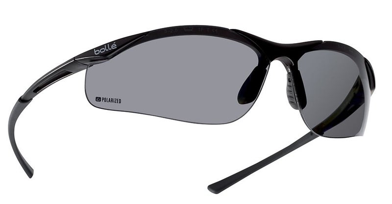 BOLLE SAFETY 40048 CONTOUR POLARIZED PC ASAFDARK GUNMETAL