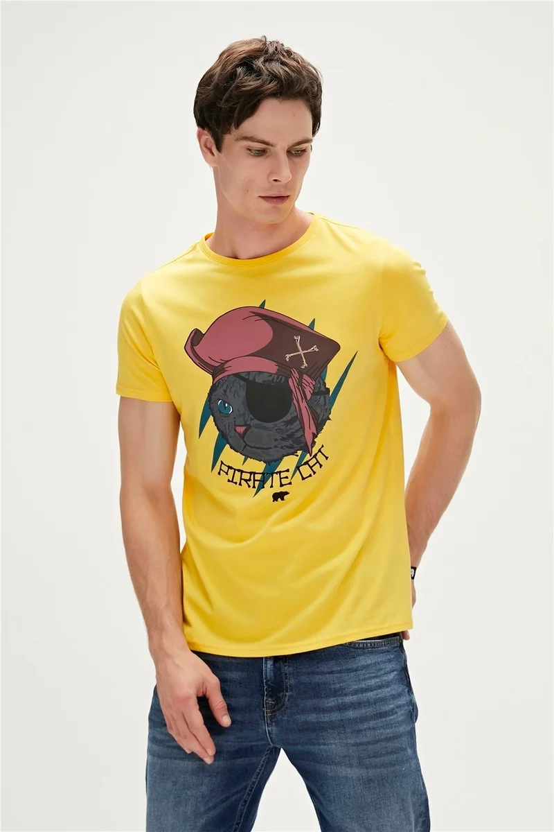 Bad Bear PIRATE T-SHIRT BLACK Men's T-Shirt 23.01.07.021-C25